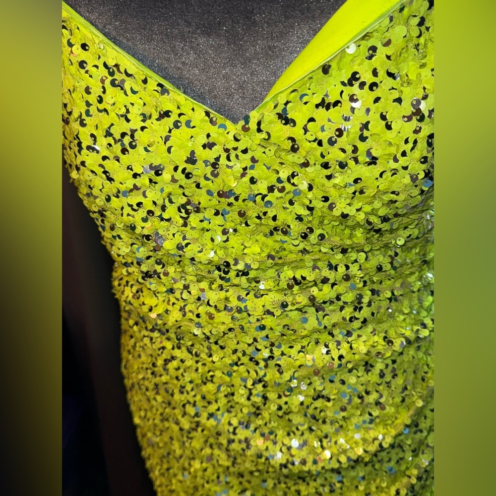 NWT Neon Sequin dress - Picture 12 of 15